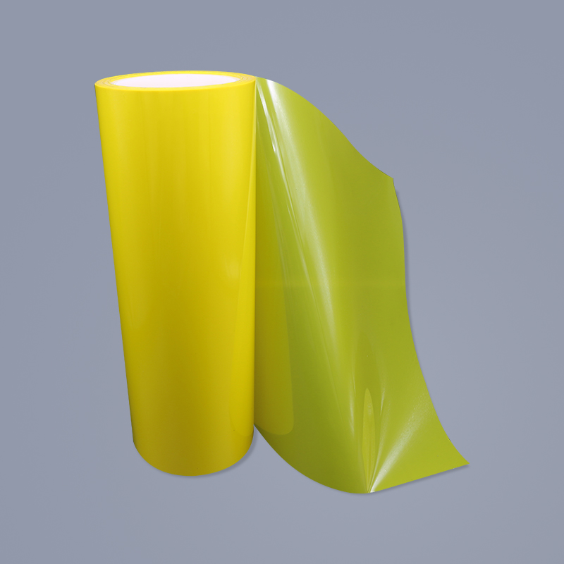 Film de libération jaune PET
